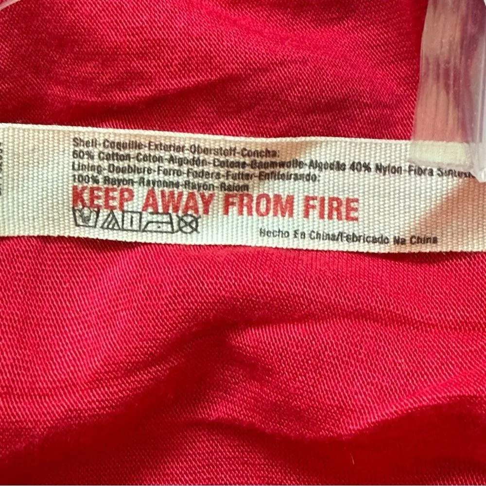 Free People Daydream Red Lace Dress NEW Large Open Back - Image 10