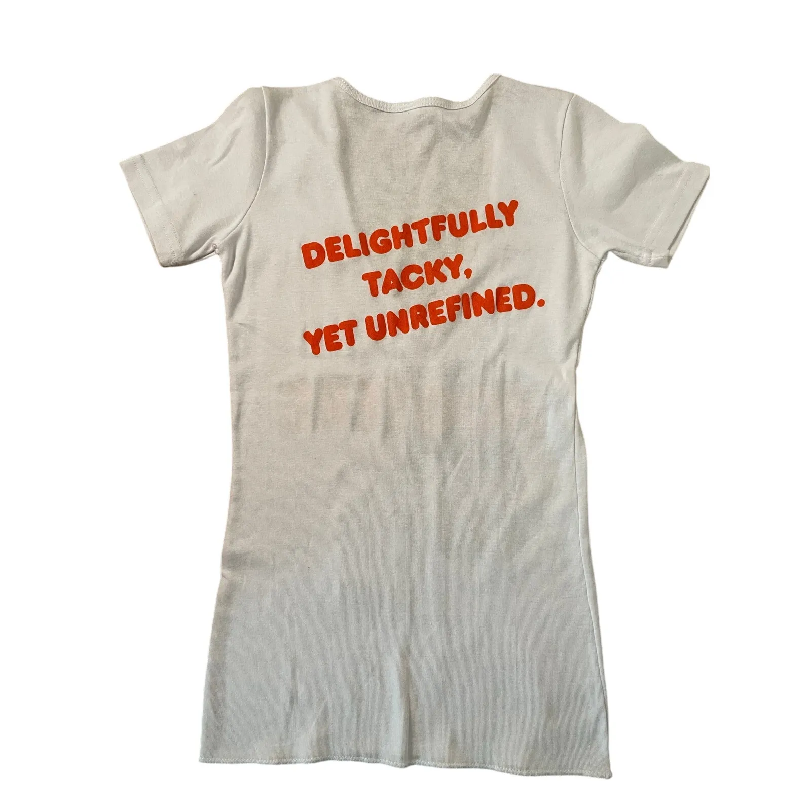 New Women’s Hooters Girl Uniform V-Neck t-shirt Clearwater Beach 🏝️ Xs/Small - Image 3