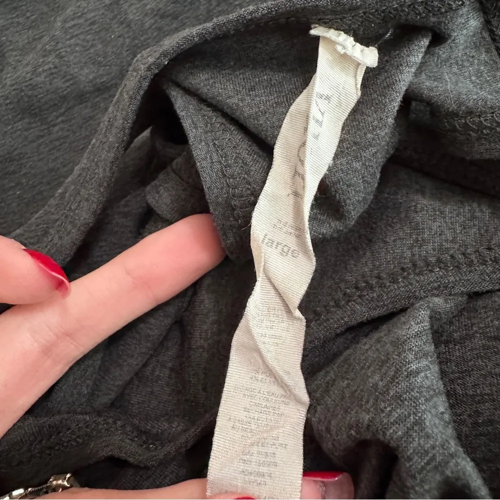 Vuori Lux Racerback Charcoal Gray Jumpsuit Large One Piece - Image 6