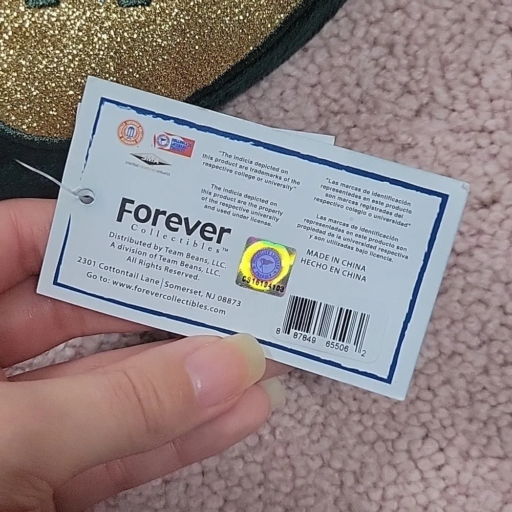 Oregon Ducks Glitter Slippers Yellow Size undefined - Image 4