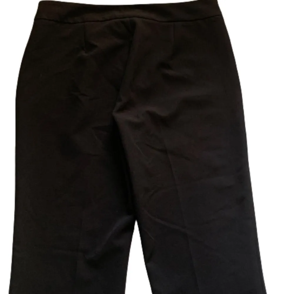 Adrianna Papell Pants Black Straight Leg Dress Career Slacks Pants Size 6 - Image 10
