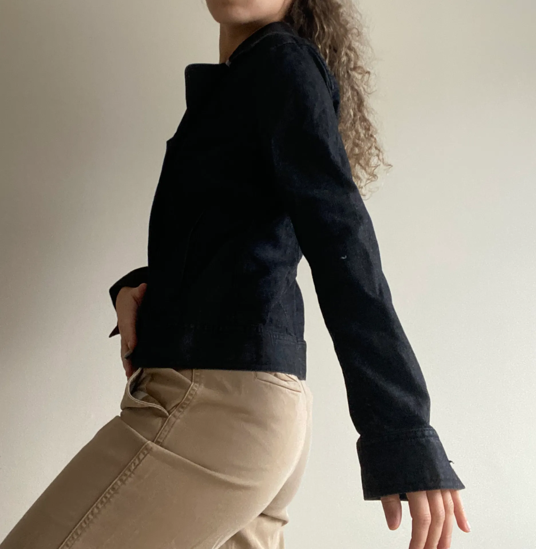 Black Denim Jacket NWT - Image 5