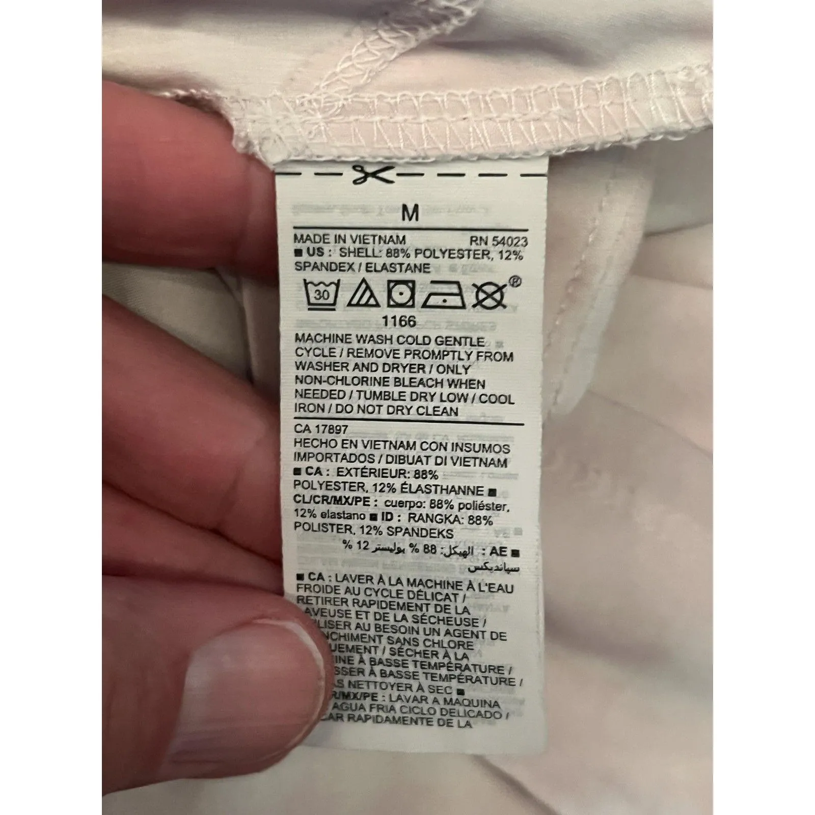 Old Navy Active Shirt Womens Medium Pink Tie Dye StretchTech Boxy Cropped - Image 6