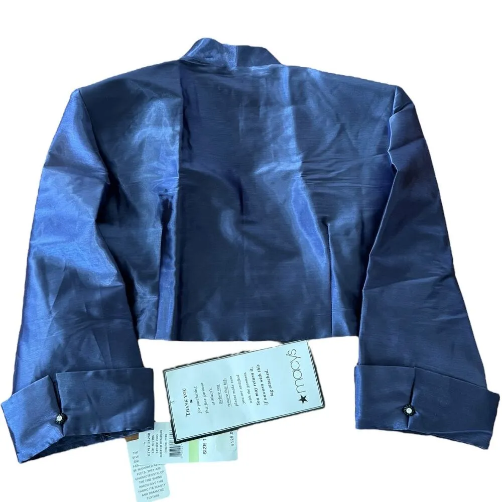 NWT J. R. Nites by Caliendo shimmery twin set bolero & ruched Camisole purple 2X - Image 7