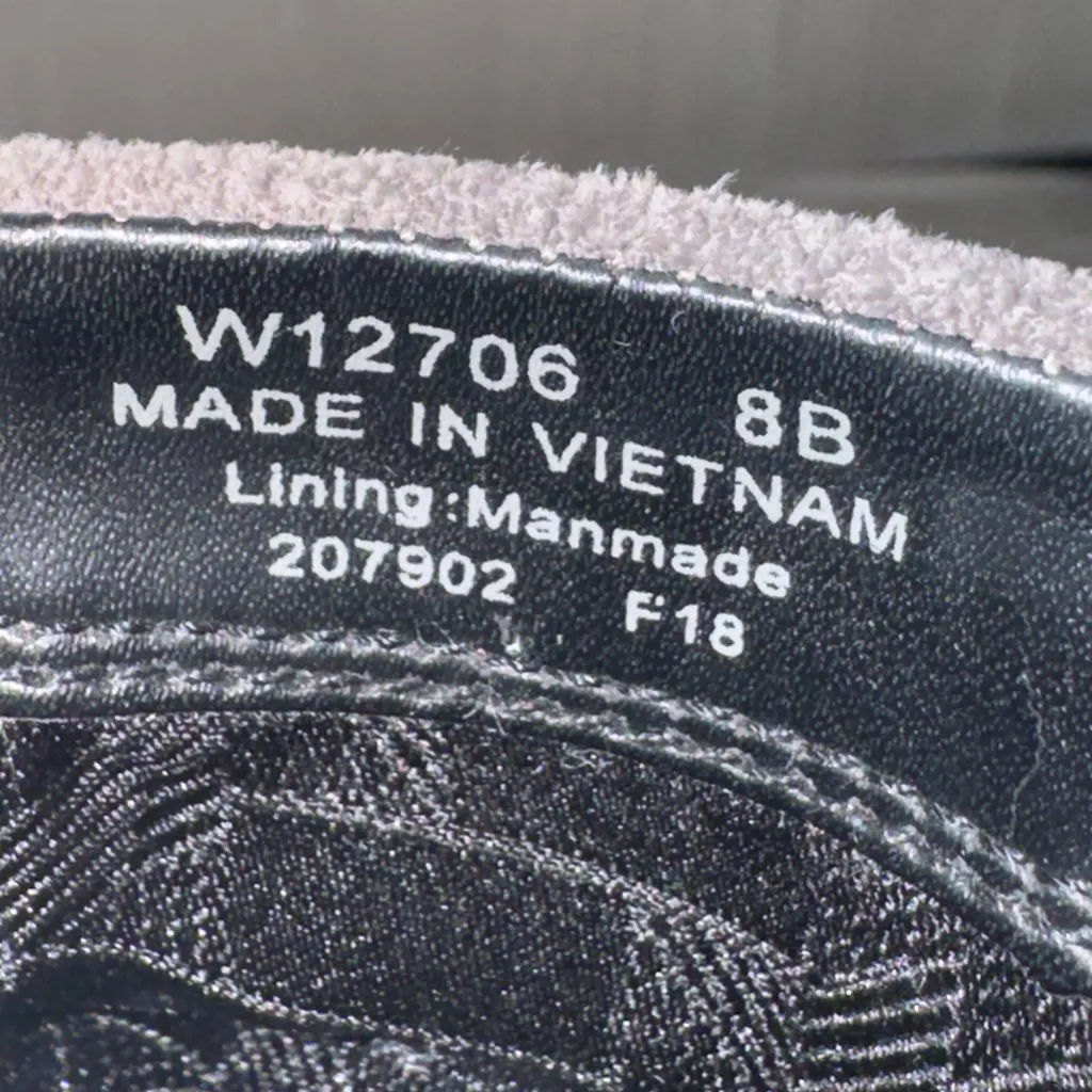 Cole Haan Women’s Riona Grand Back Zip Suede Ankle Booties Gray size 8B - Image 5