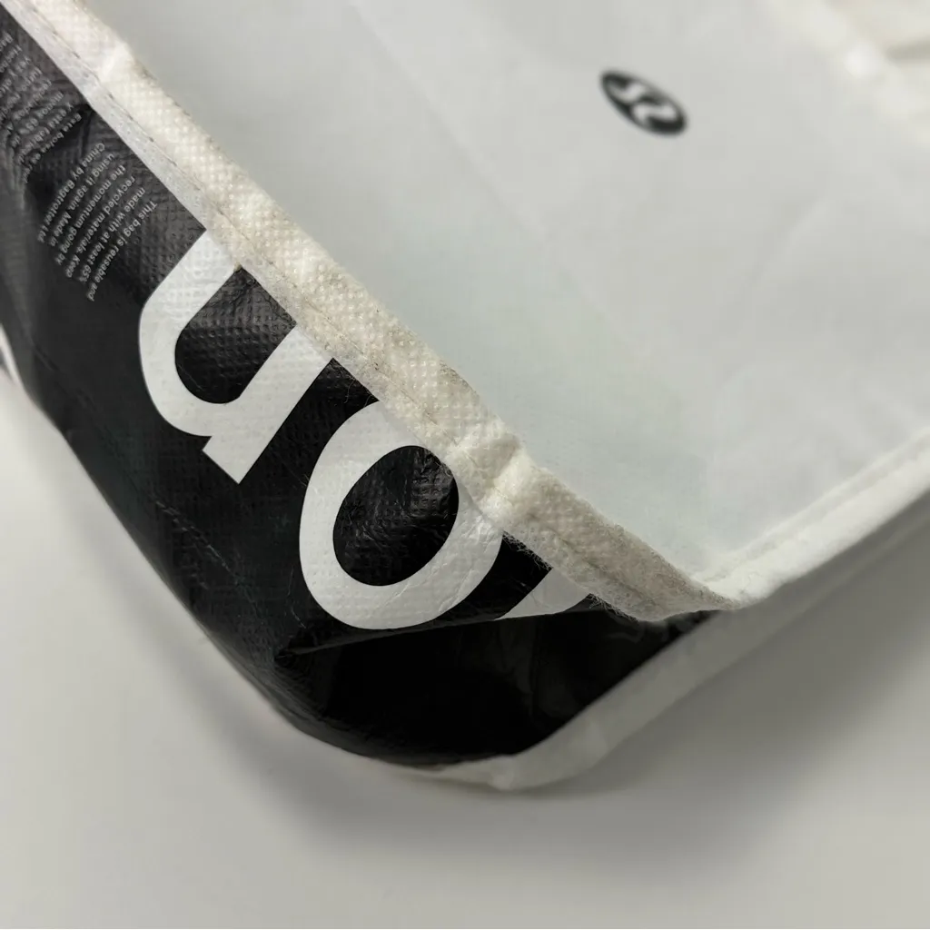 lululemon athletica White and Black Tote Bag - Image 7