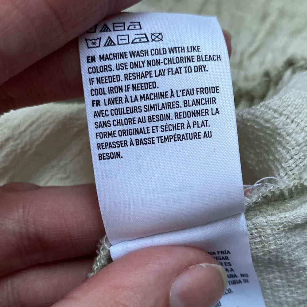 American Eagle one shoulder ruffle crop blouse, size small - Image 8