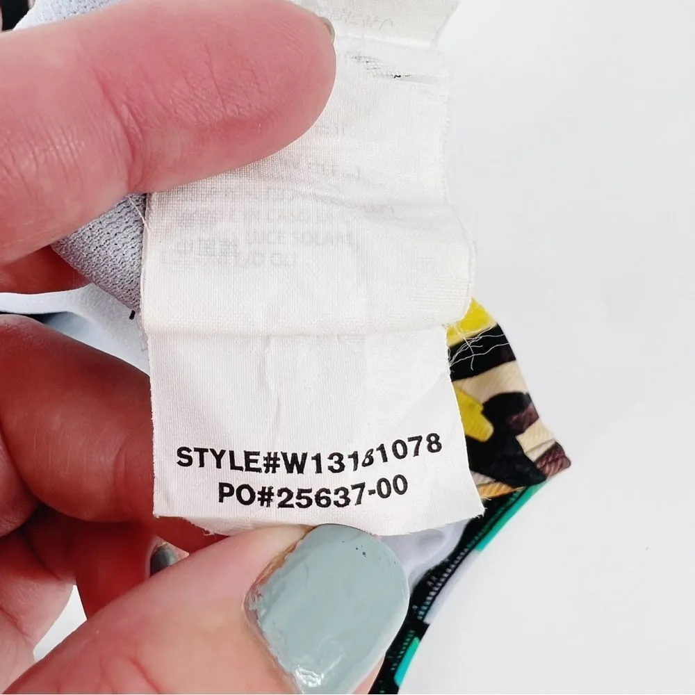 Prana Floral‎ Tropics Atalia Open Back Tie One Piece Printed Swimsuit Small NWOT - Image 5