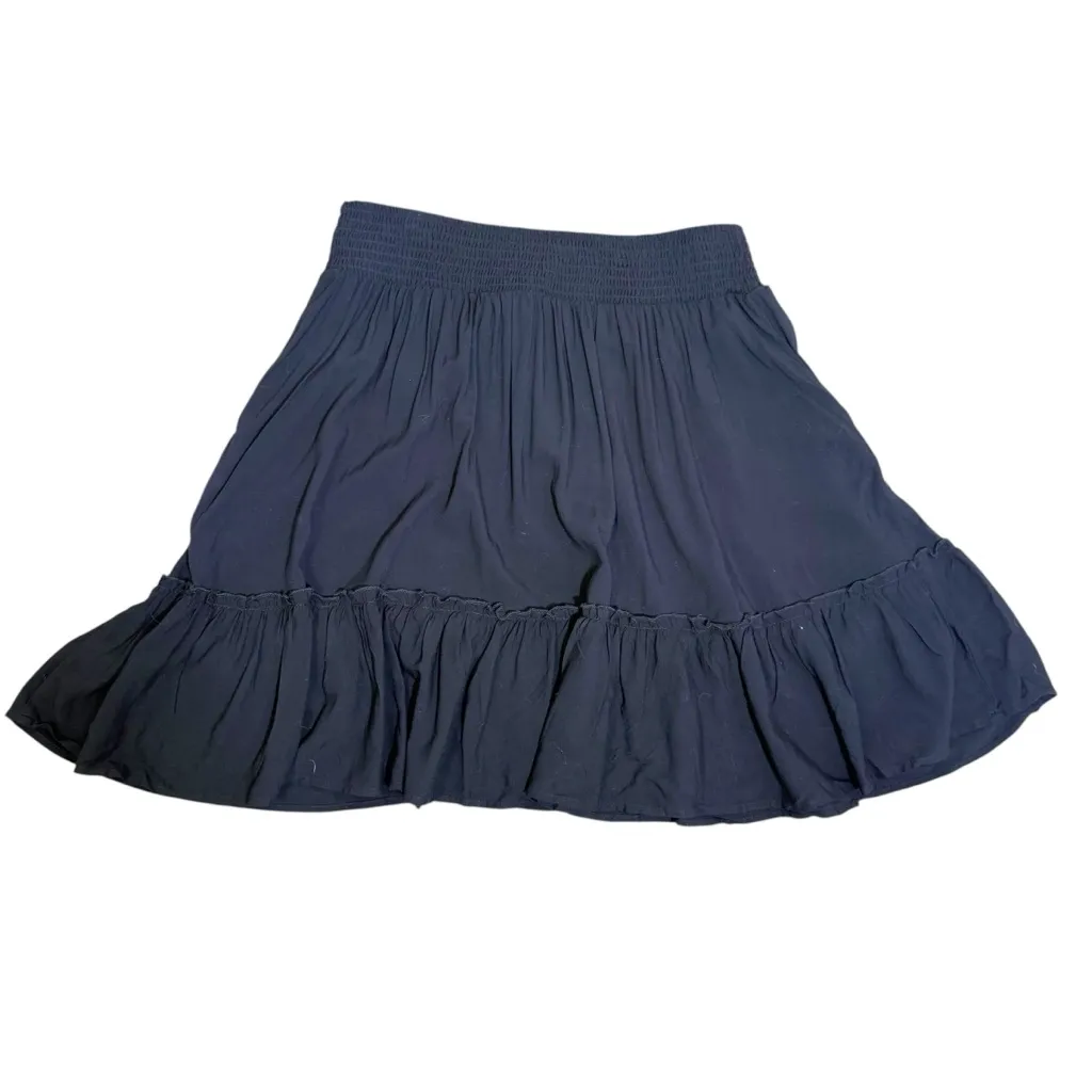 Torrid Smocked Waist Ruffle Edge Mini Skirt size 1 - Image 2