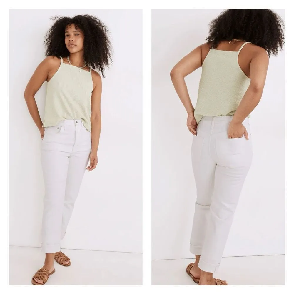 Madewell‎ The High-Rise Slim Boyjean Boyfriend Jeans in Tile White Size 27” - Image 2