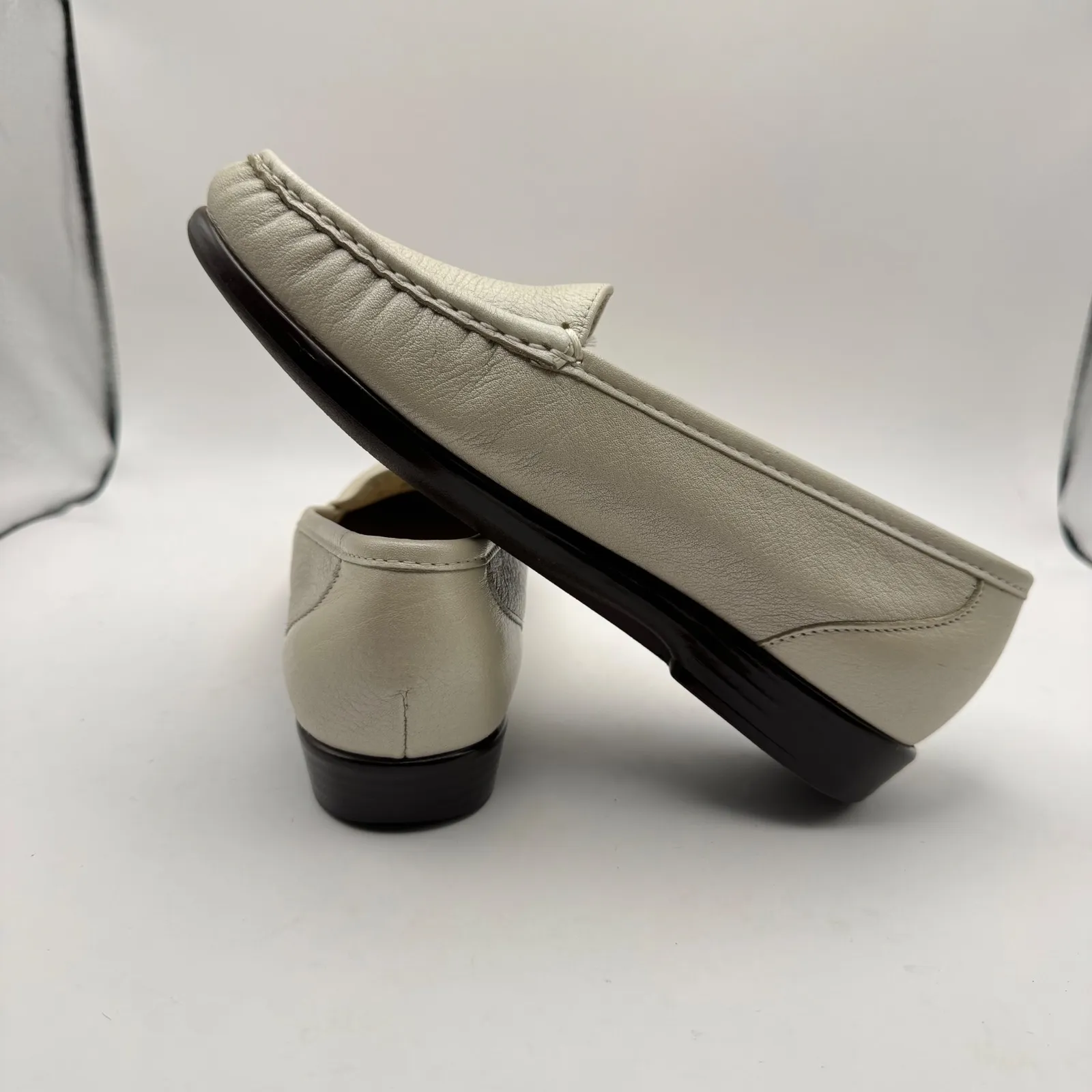 SAS Tripad Comfort Loafers Women's sz 7 Moccasin Style Slip On Walking Shoes Tan - Image 6