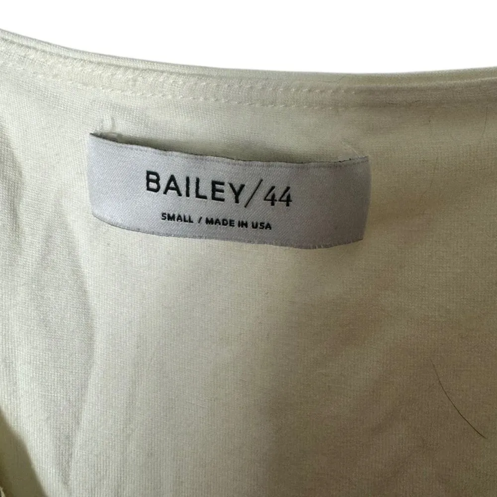 Bailey 44 Women’s Snakeskin Print Leather Front Tank Top Size M – V-Neck Racerba - Image 3