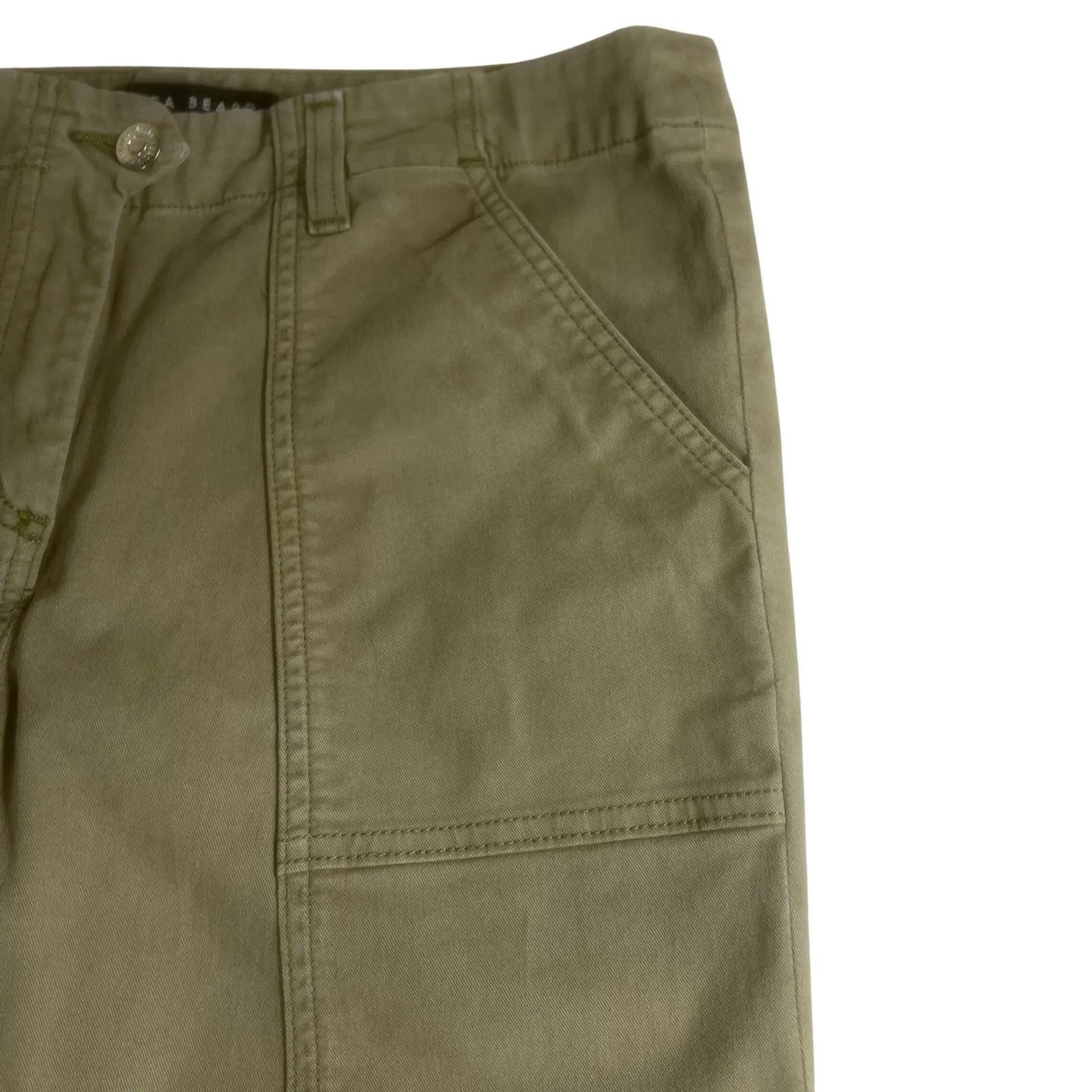 Veronica Beard Jeans Field Cargo Pants Women's Size 28 Army‎ Green Jogger Ankle - Image 7