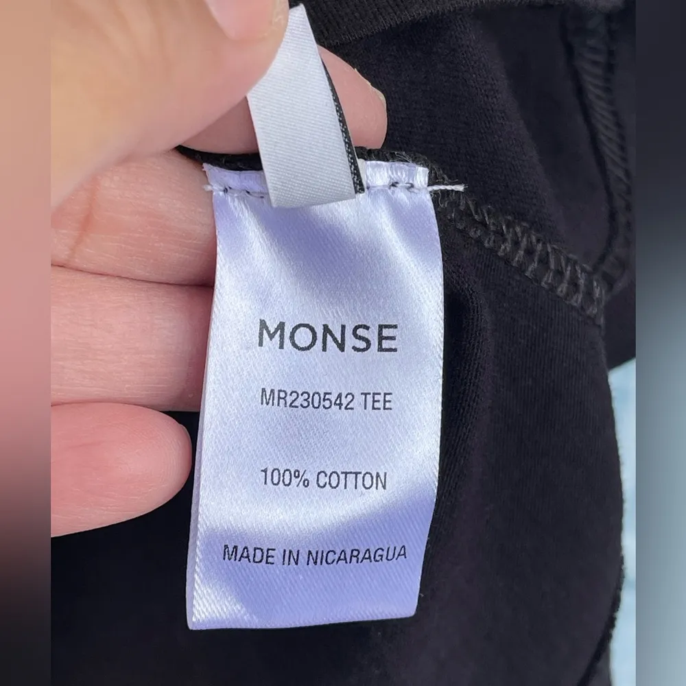 Monse X City Harvest T Shirt size medium Black - Image 10