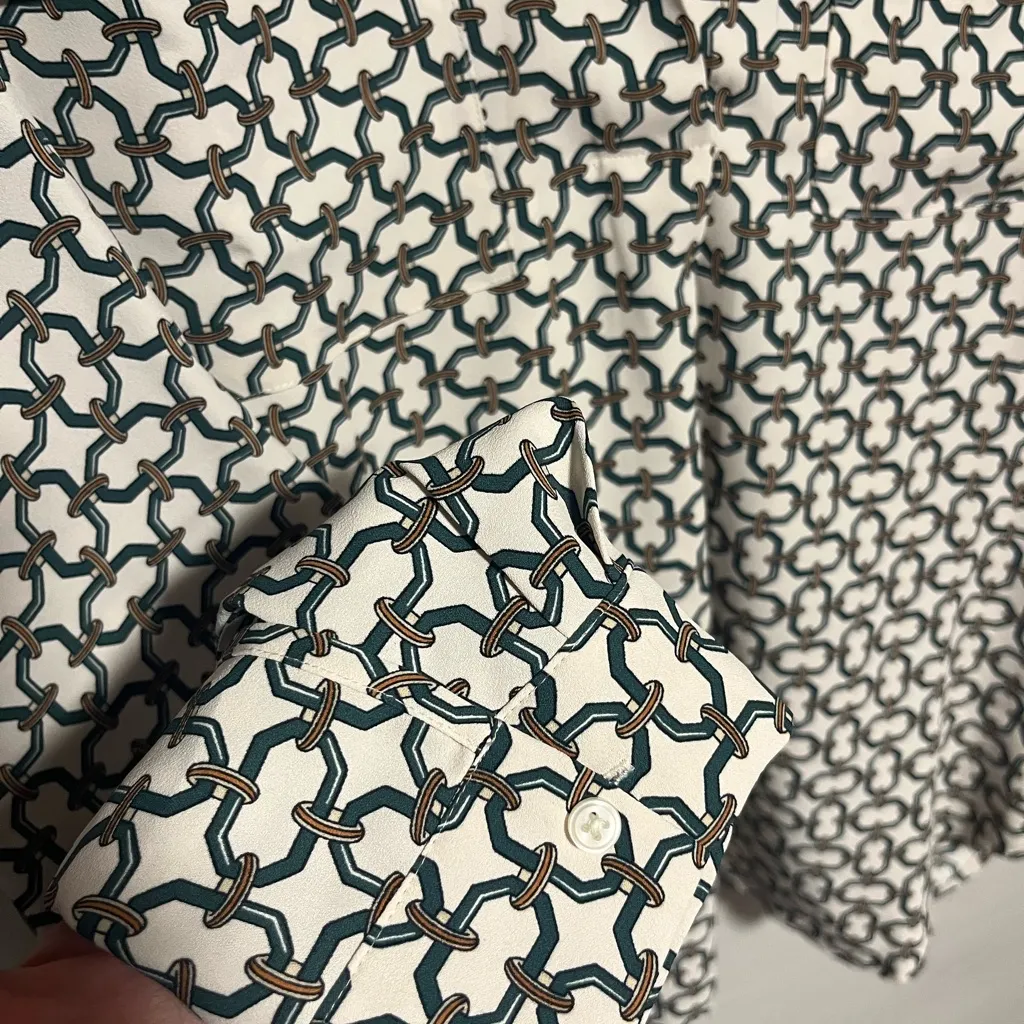 Ann Taylor  Patterned Blouse - Image 2