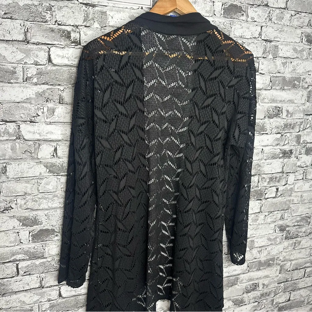 Swimsuits For All Black Women's Cardigan Size 18 - Image 8