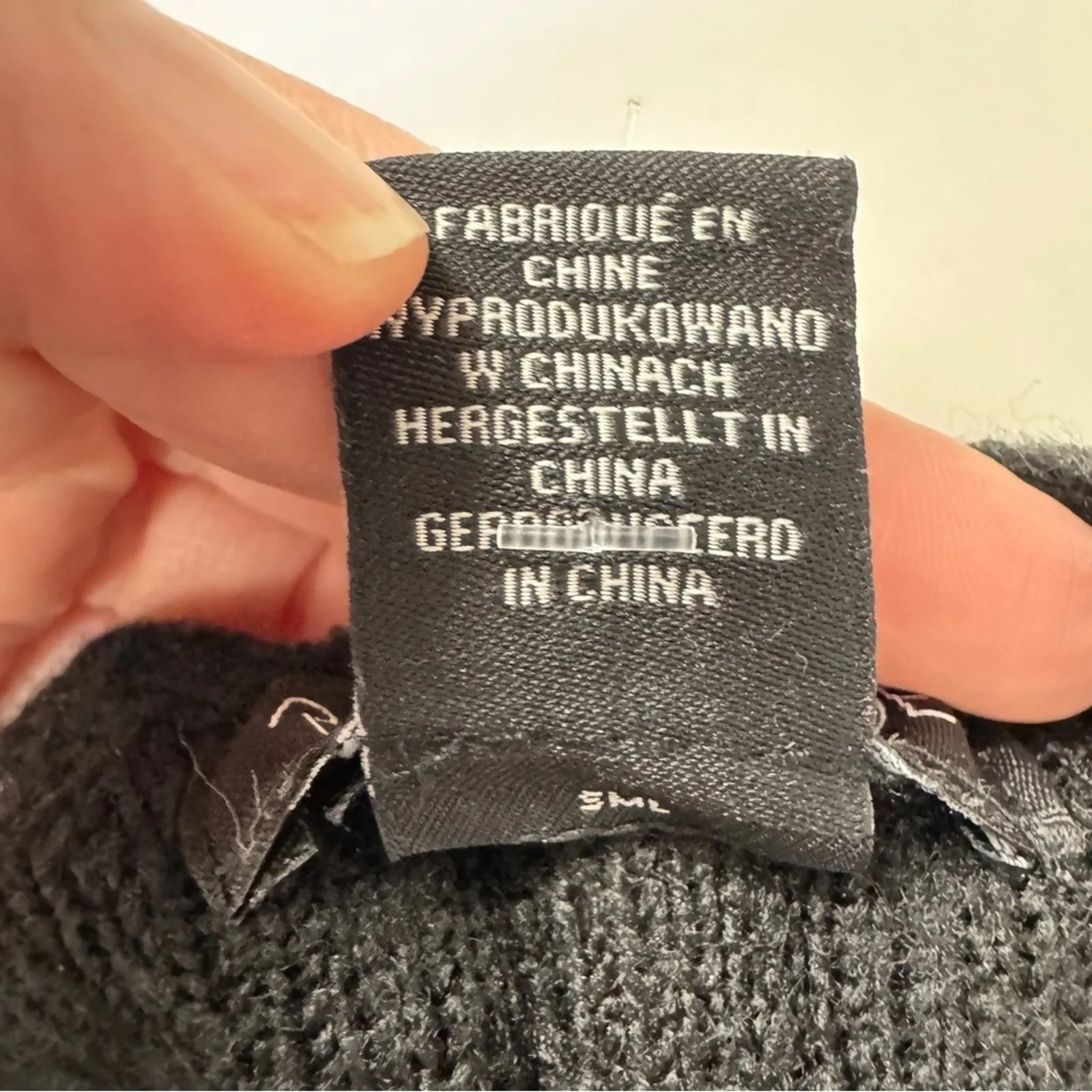 Rachel Zoe Grey Floral Print Cape Cardigan Sweater Womens OS Boho Cozy Casual - Image 4