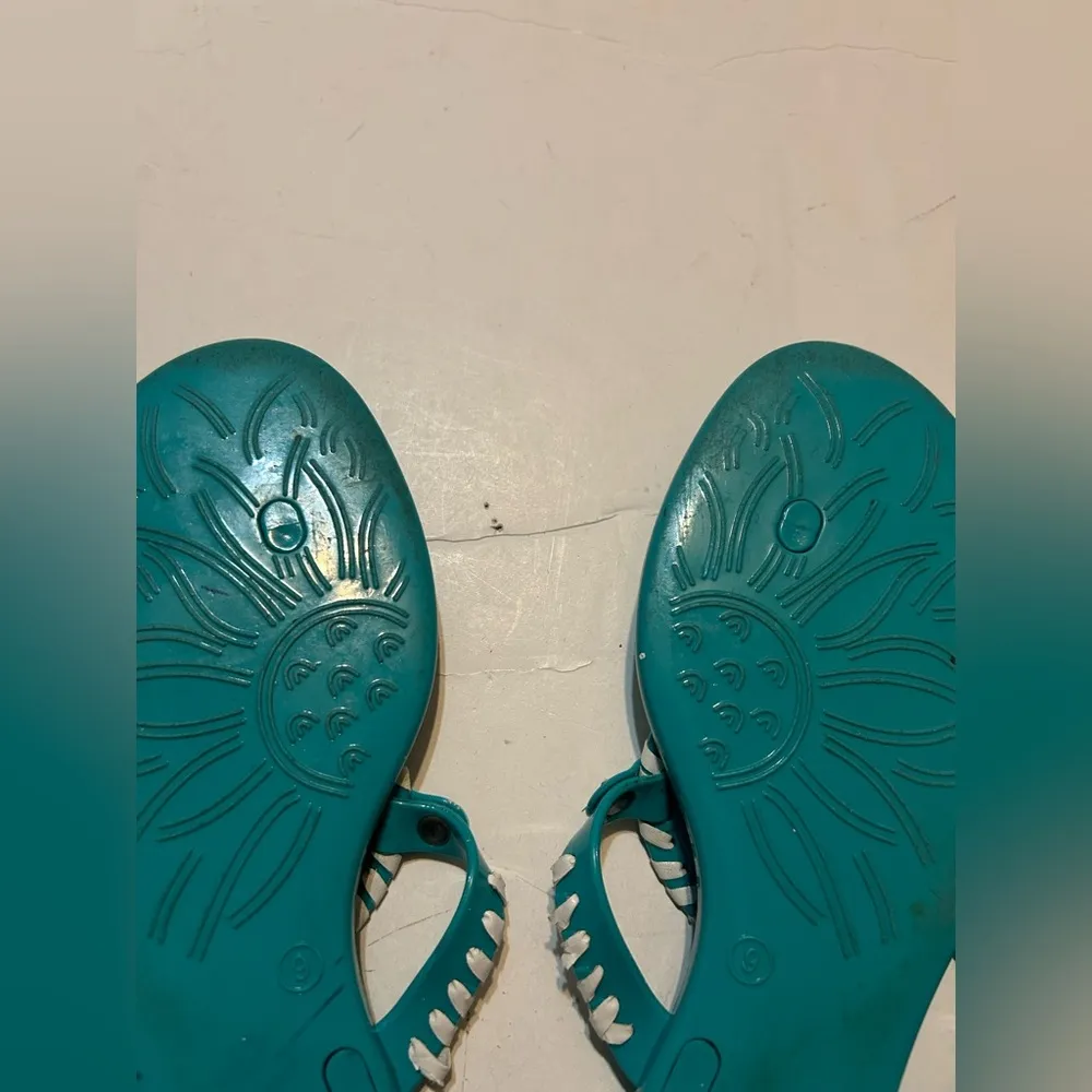 Jack Rogers Bright Blue Navajo Studs Gladiator Sandals 9M - Image 5