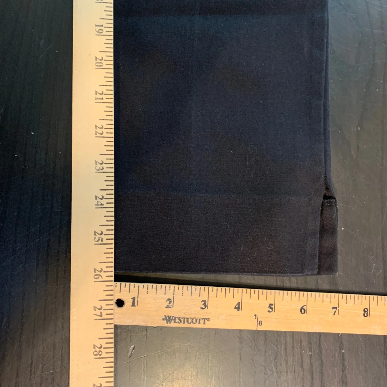 Chicos 0 Black Cropped Pants Stretch Cotton Blend Womens 4 Small Church Minimal - Image 9