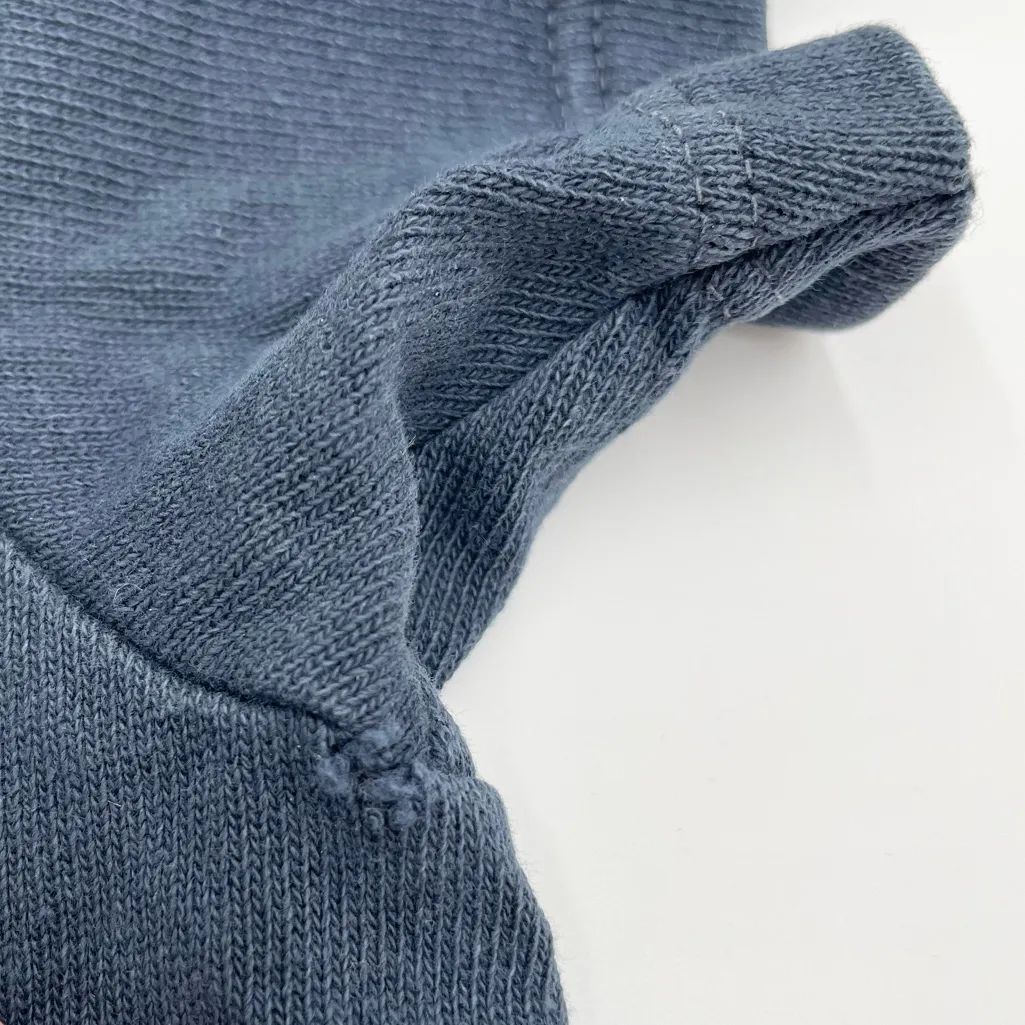 Brandy Melville John Galt Los Angeles 1984 T-Shirt One Size Navy Blue Baby Tee - Image 8