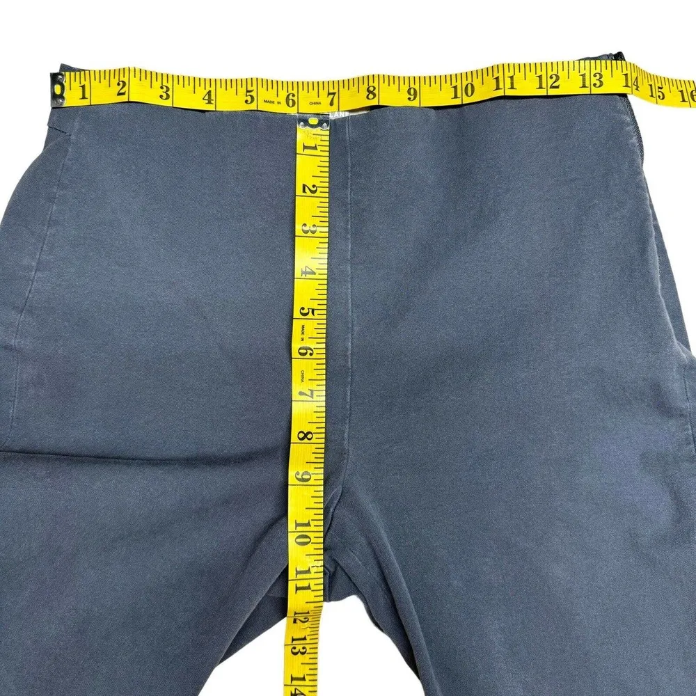 Everlane The Side-Zip Stretch Cotton Work Pant Womens SZ 8 Slate Gray Minimalist - Image 14