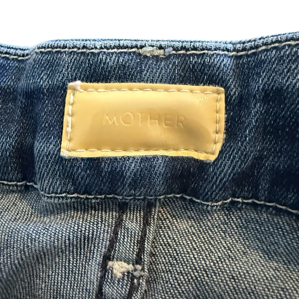 MOTHER Denim The Looker Ankle Chew In Breaking The Law Women’s Size 28 Blue - Image 7