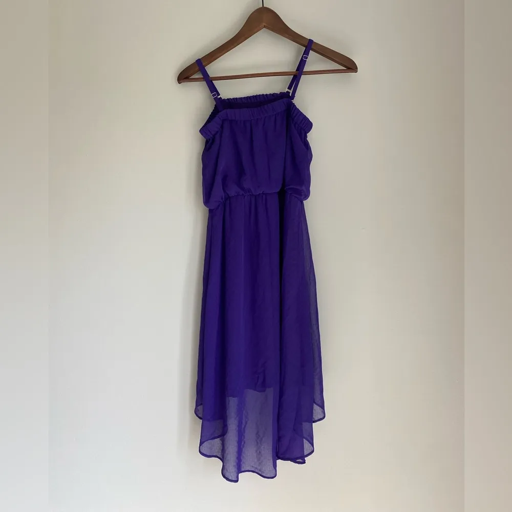 Purple High-Low Dress – Flowy & Flattering - Image 2
