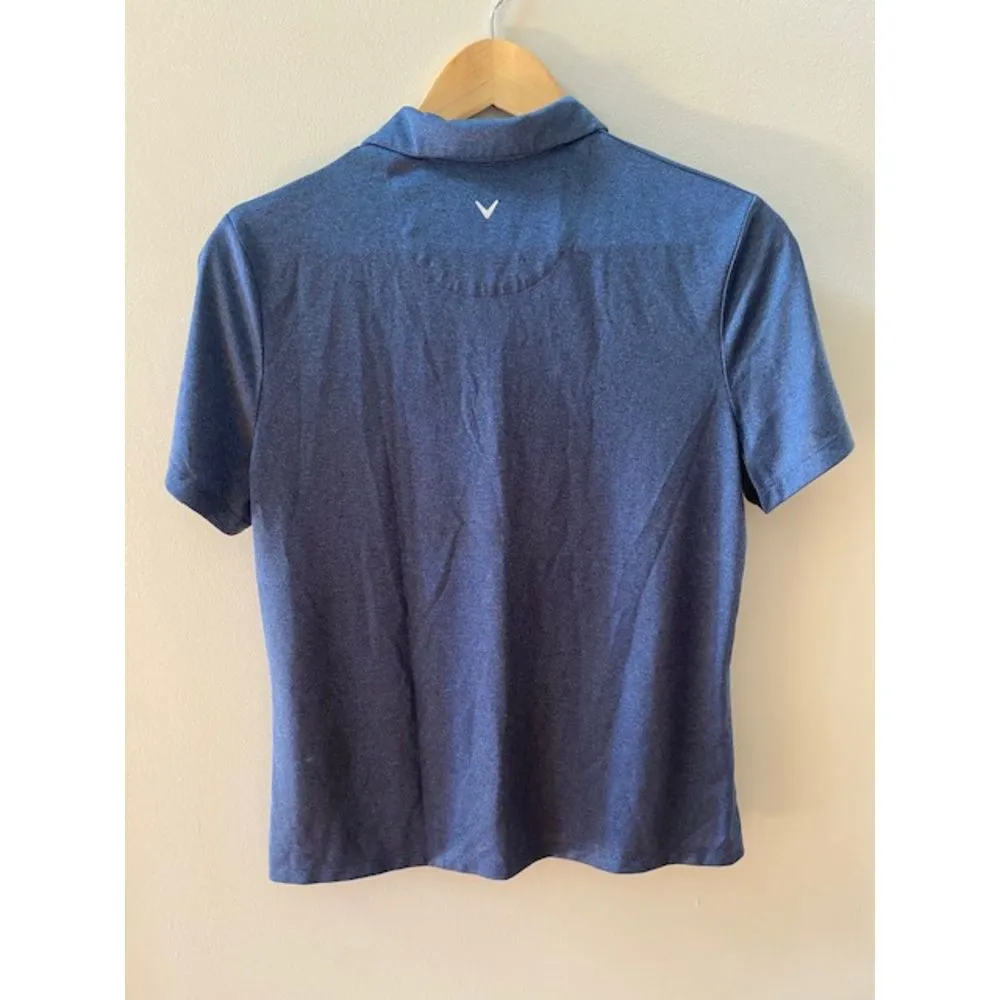 Callaway Size L Large Womens Blue Opti dry Golf Shirt Top EUC - Image 2