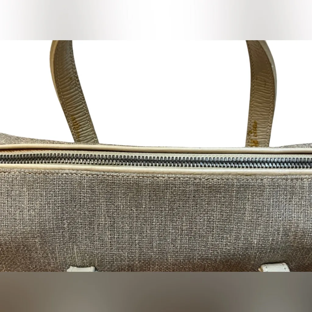 Loewe Authentic  Hand Bag Boston Bag in Gray - Image 7