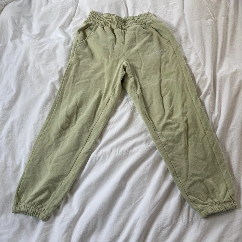 AYR The Sweatpant Womens Small Matcha Green Jogger Cotton Lounge Athleisure Cozy - Image 2