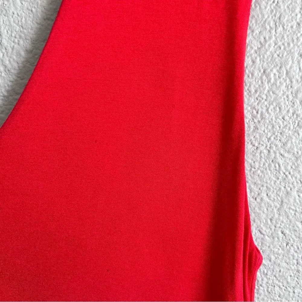 Alicia + Olivia Red Midi Dress - Image 5