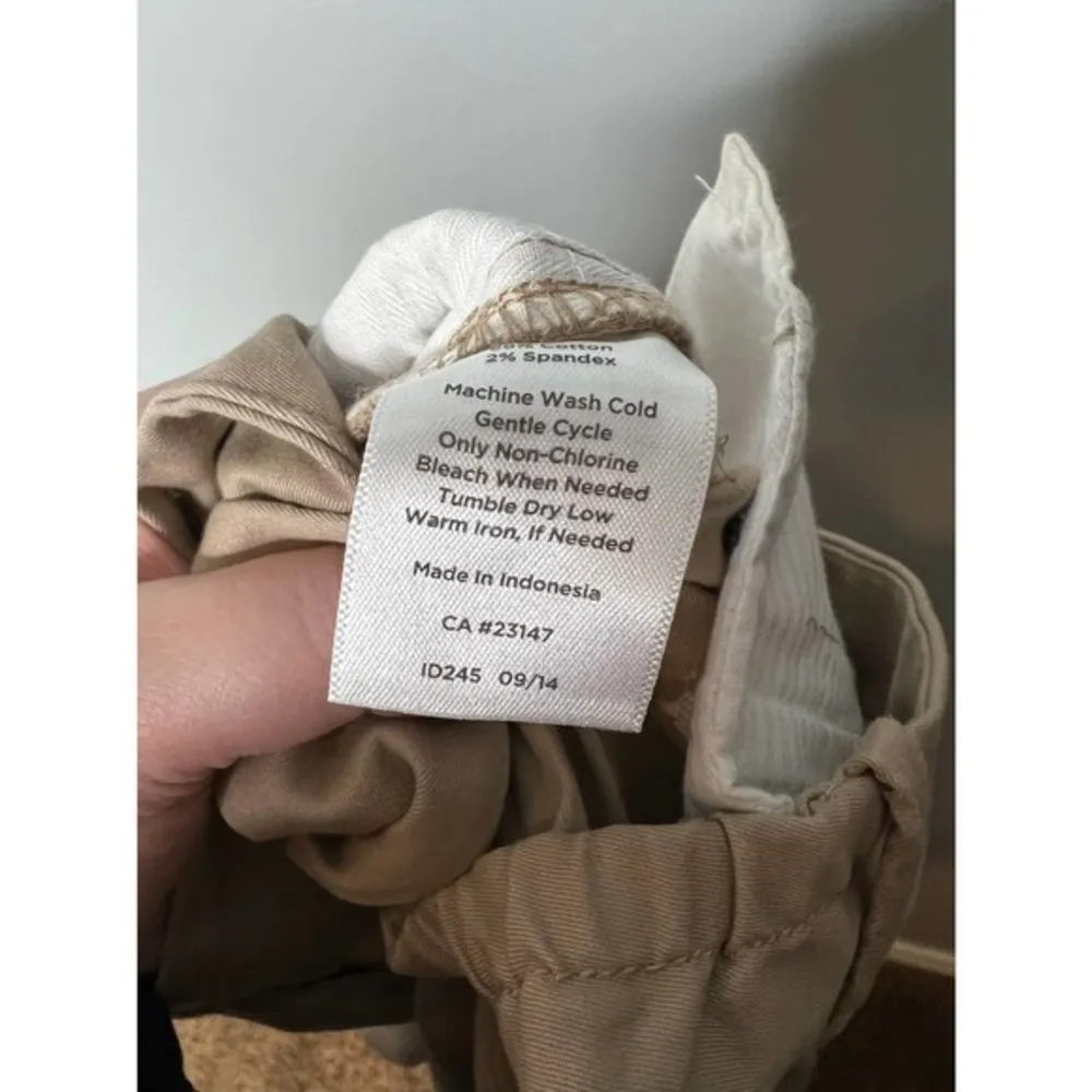 NEW Talbots plus size the perfect crop curvy fit tan brown career size 24W - Image 9