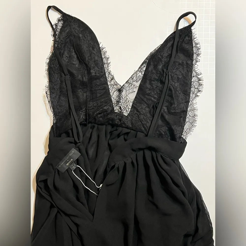 Michael Costello Justin Gown in black, size S - Image 4