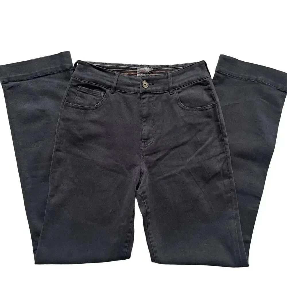 Faherty Endless Stretch Straight Leg Pants Black Size 27 Organic Cotton NWOT - Image 3