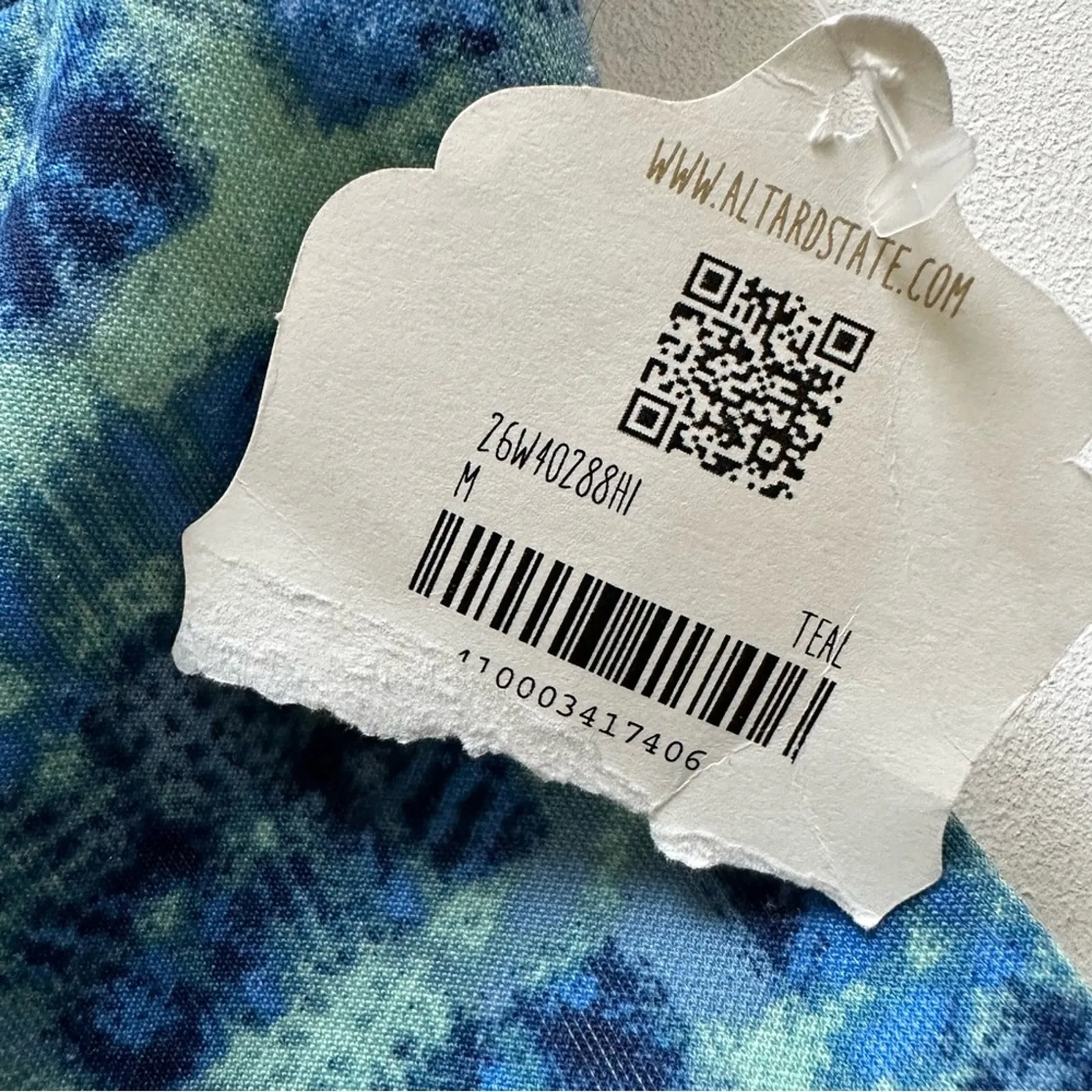 Alterd State Dress Blue White Daisy Halter Neck Sleeveless Mini Dress Medium NEW - Image 4