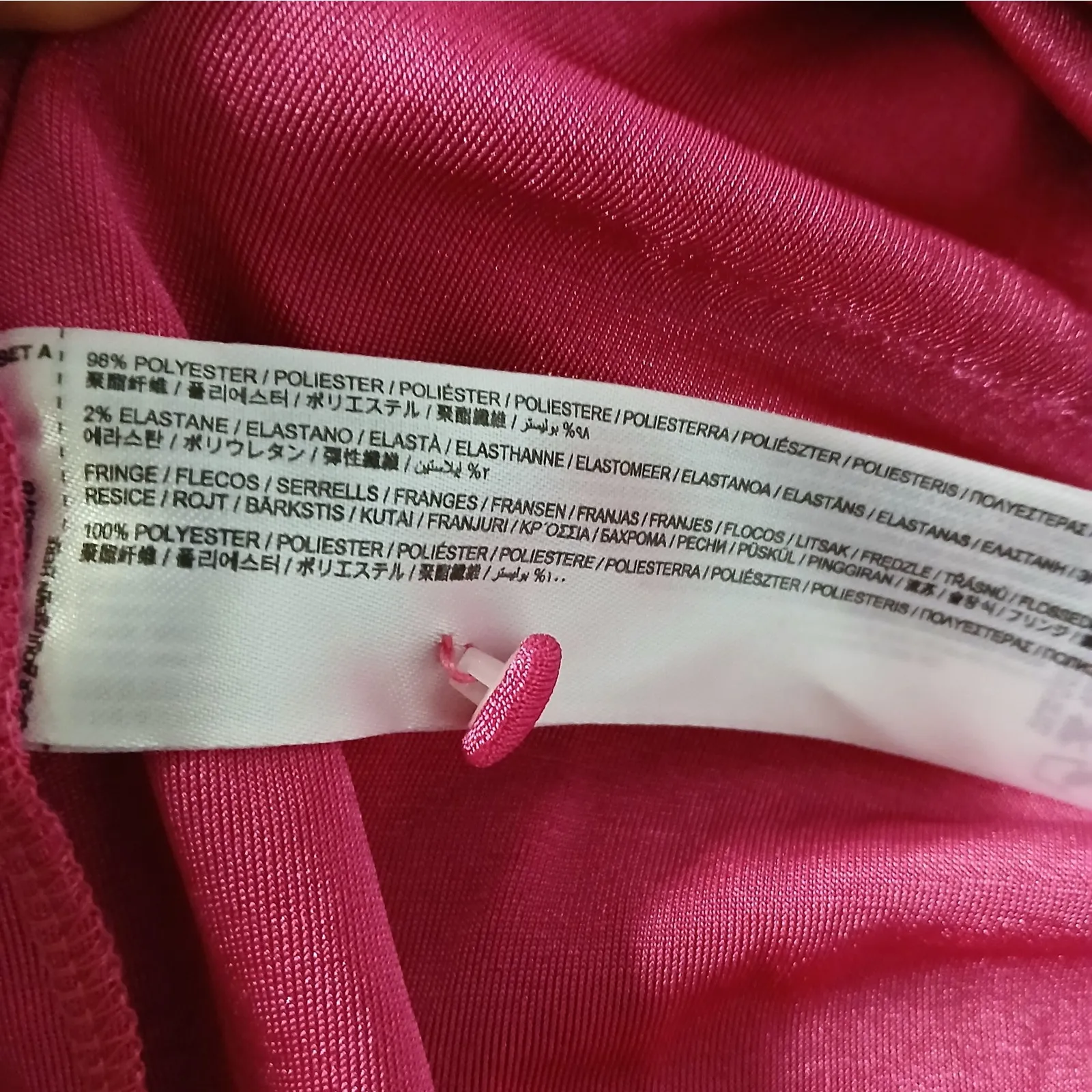 Mango MNG Womens Cocktail Dress Size 8 Pink Halter Fringe Midi Y2K Soft Girl - Image 12