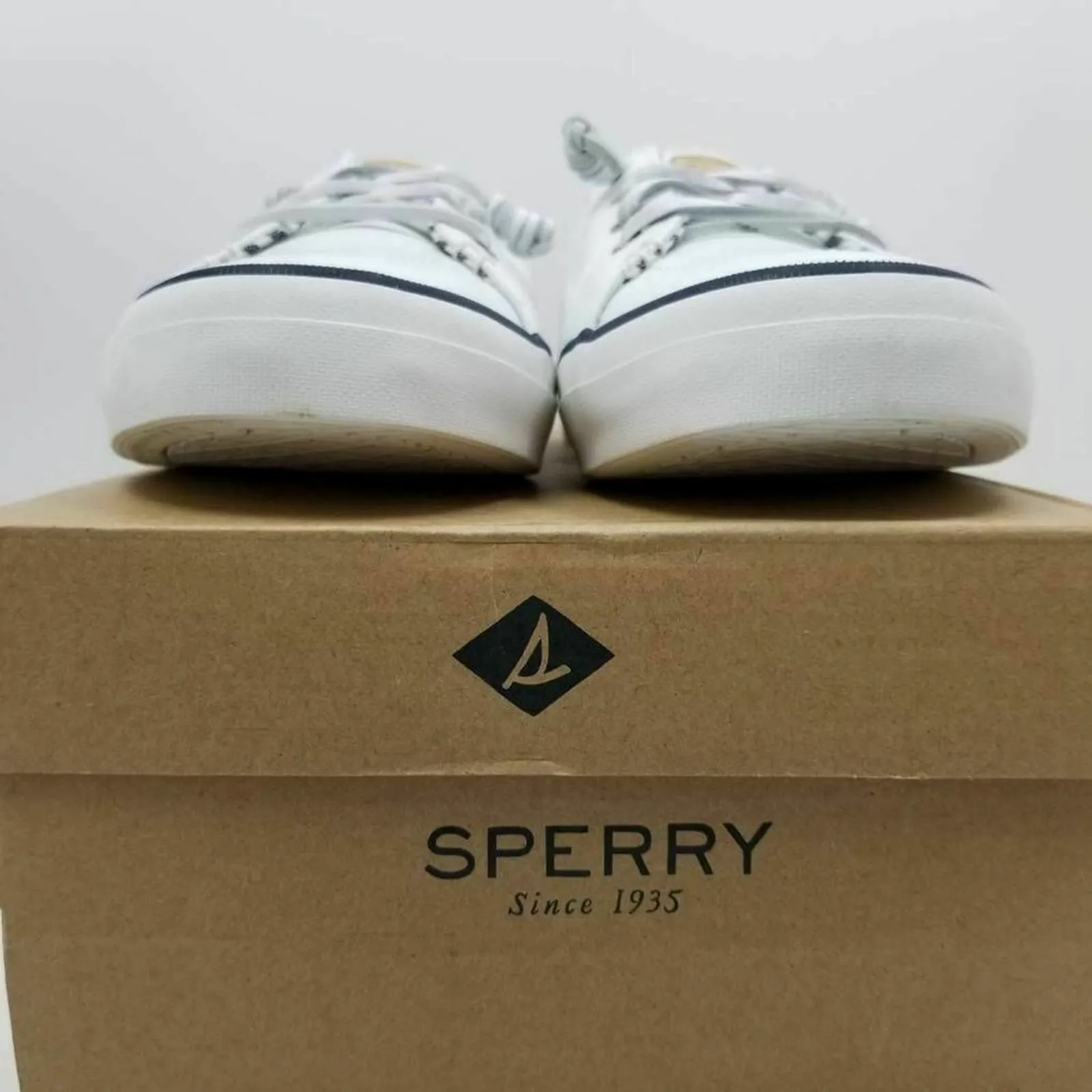 Womens Sperry Crest Vibe 85th Anniversary Sneakers White STS85303 Size 11M - Image 6