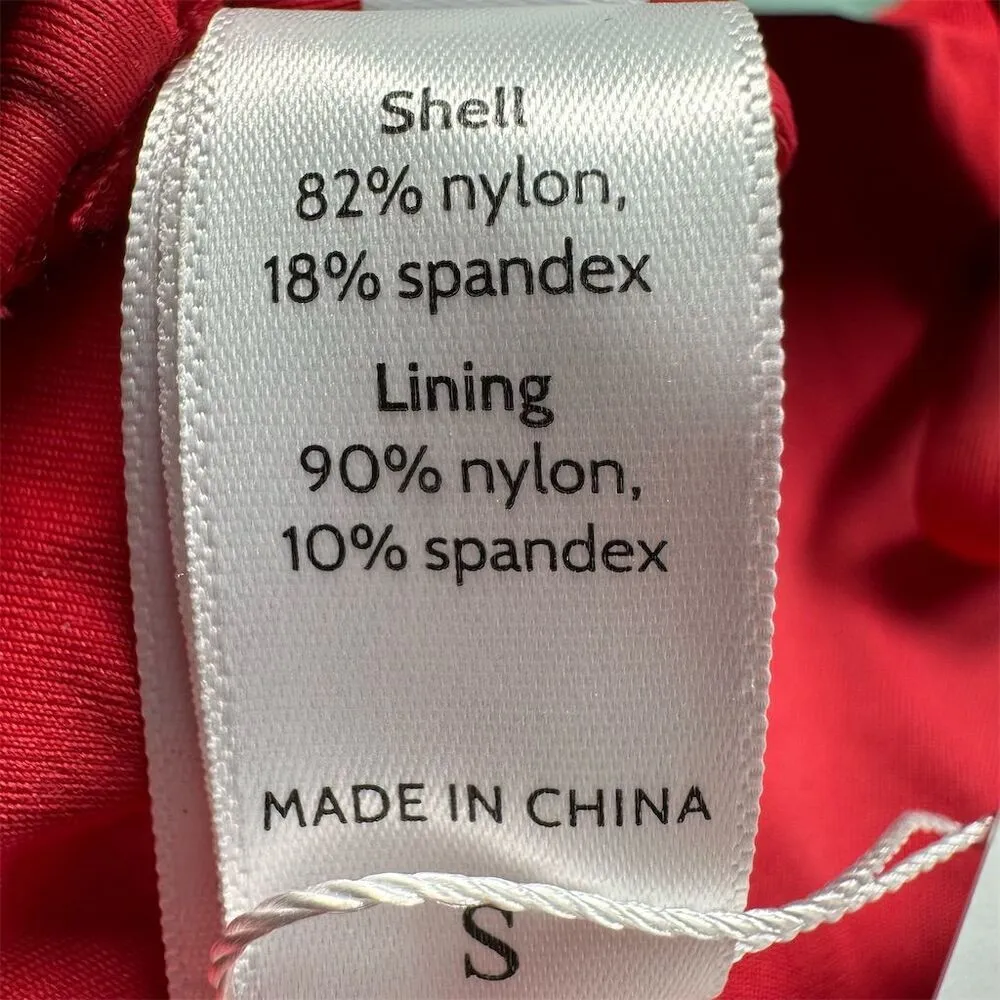 NWT Andie Belize Bikini Top Cherry Red Triangle Women's Size S Summer Vacation - Image 6