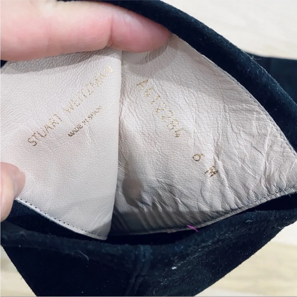 Stuart Weitzman stretch suede over the knee boots NEW - Image 6