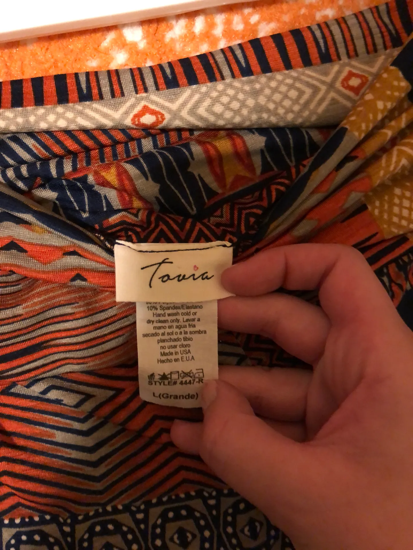 Tovia Wide Leg Casual Pants Size L - Image 5