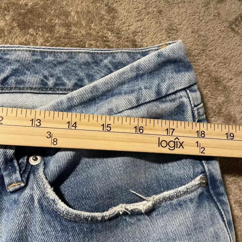 Good American Jeans Womens Sz 15 THE WEEKENDER JEAN GGHNF235T Blue864 High Rise - Image 7