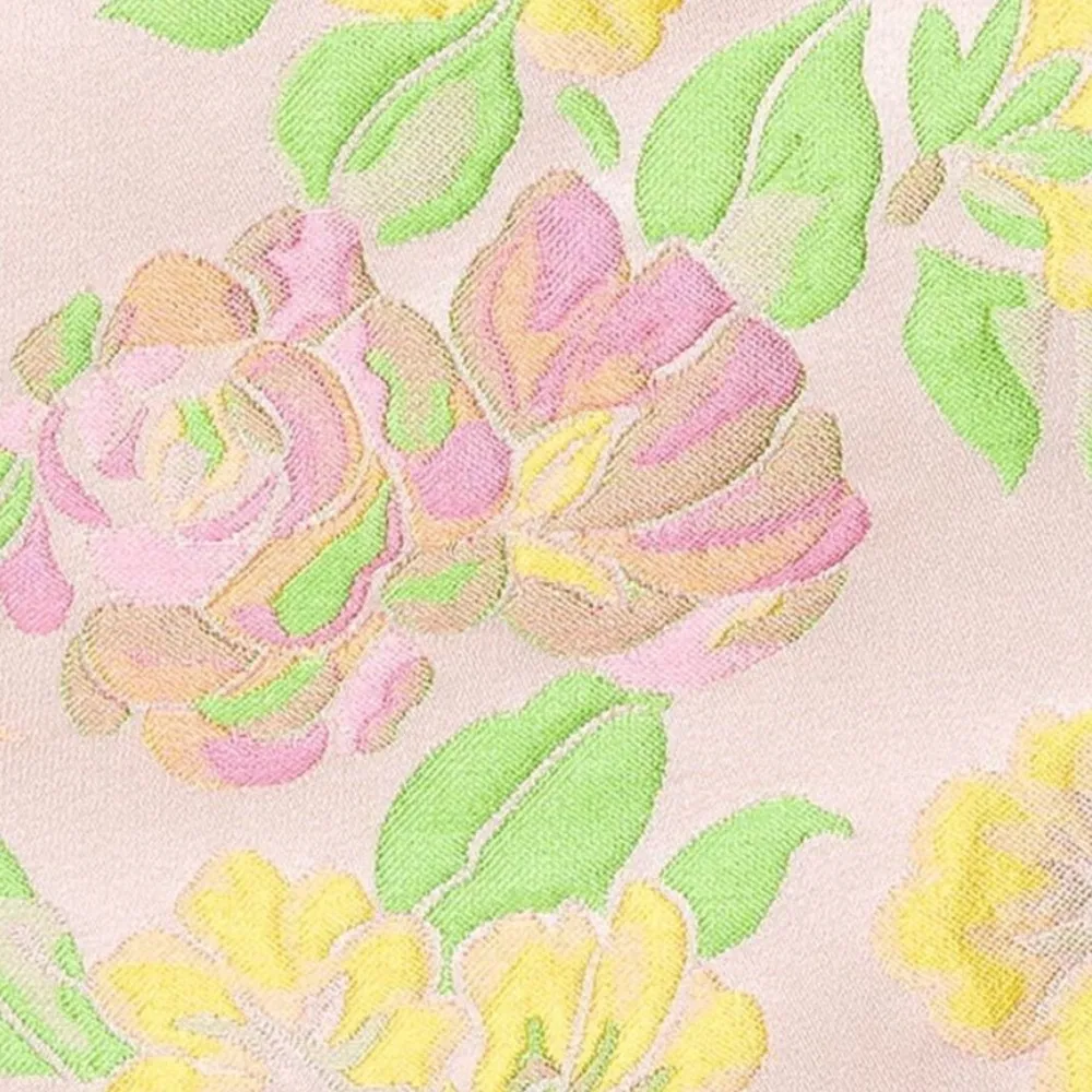 Majorelle Jade Top in Flamingo Pink Size XL Floral Spring Dainty Crop - Image 3