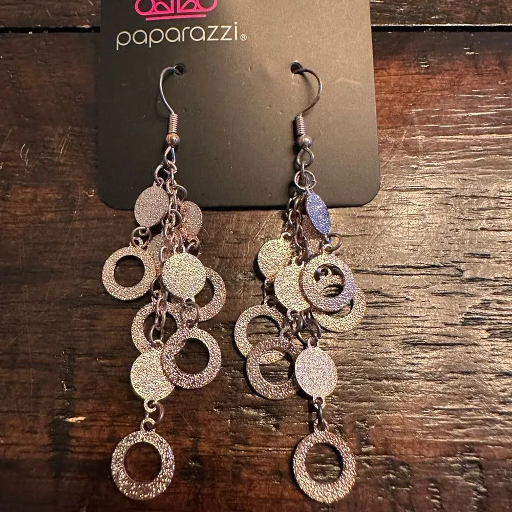 I'm Always Bright Rose Gold Earrings (215) - Image 3