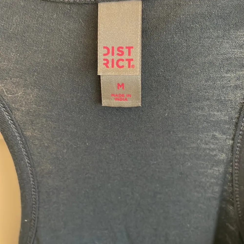 District Women’s Navy Blue Racerback Tank Top with Glittery UCI - Size Medium - Image 3