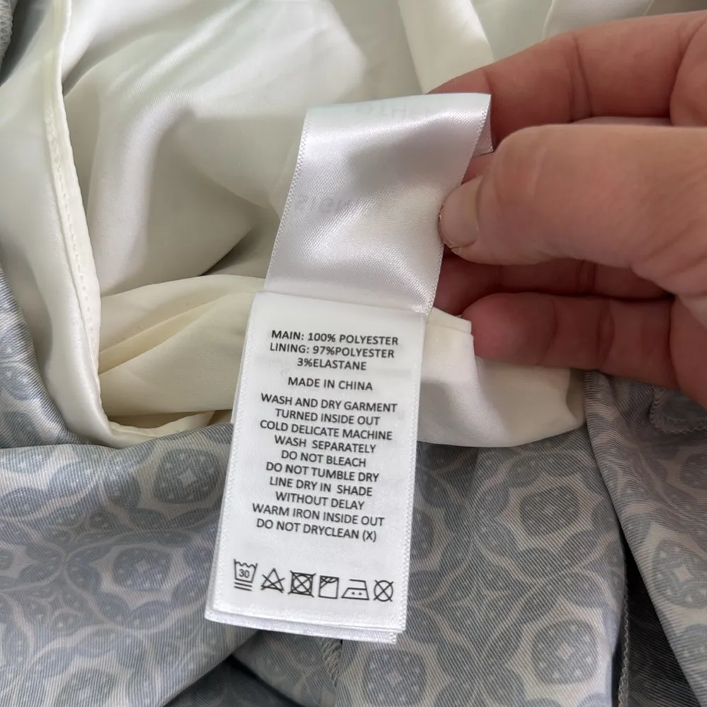 Significant Other satin Lexi dress NWT Blue Size 2 - Image 15