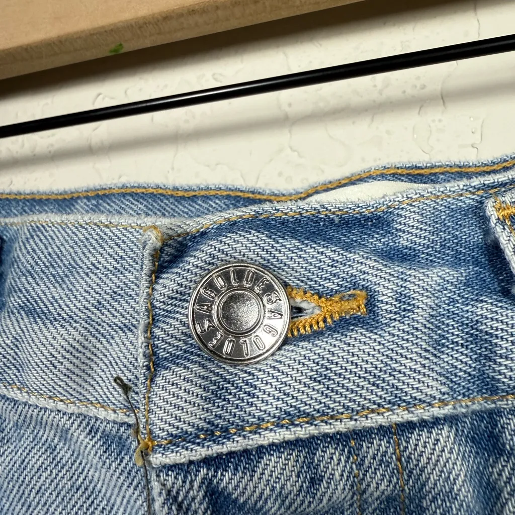 AGOLDE Parker Vintage Cut Off Shorts In Swapmeet Size 27 - Image 6