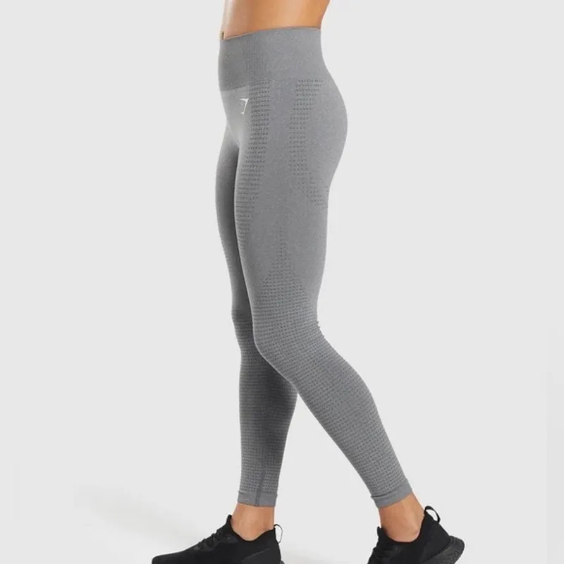 Gymshark Vital Seamless Leggings Gray Size Small High Waisted Gym Pants - Image 6