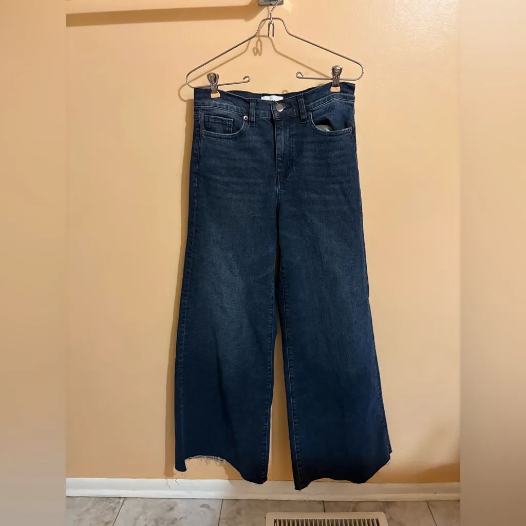 Frame Le Crop Palazzo Jeans in Crafty - Image 4