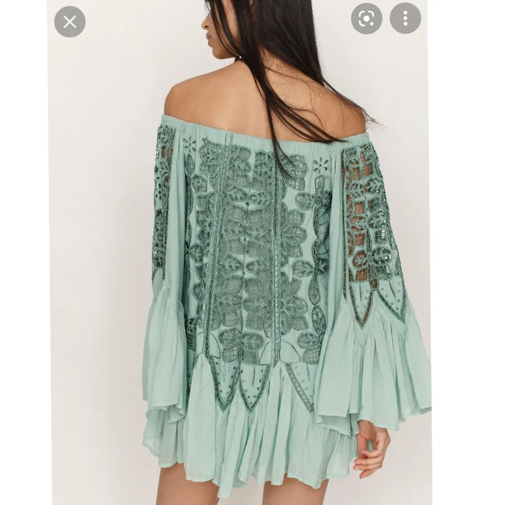 Free People Daisy Cutwork Mini Dress - Image 4