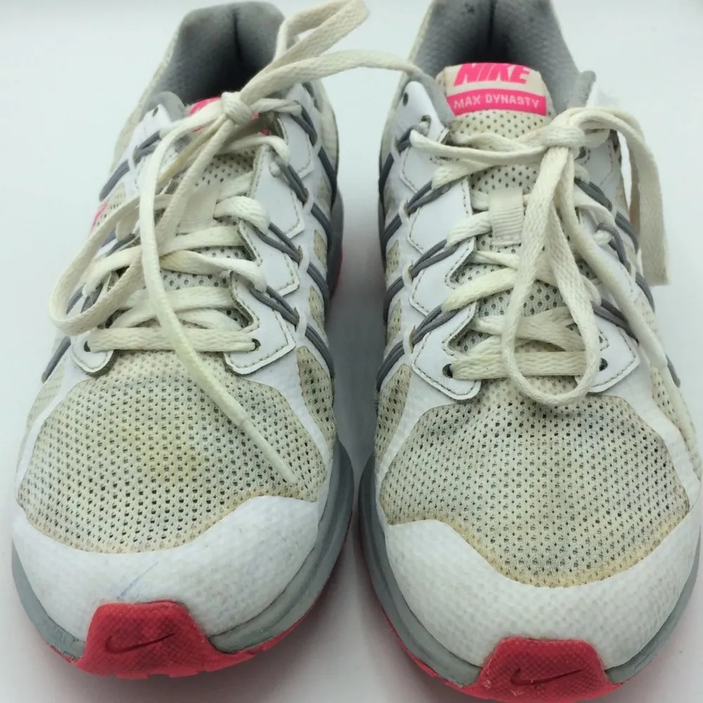 Nike Max Dynasty white pink Athletic running shoes - Image 6